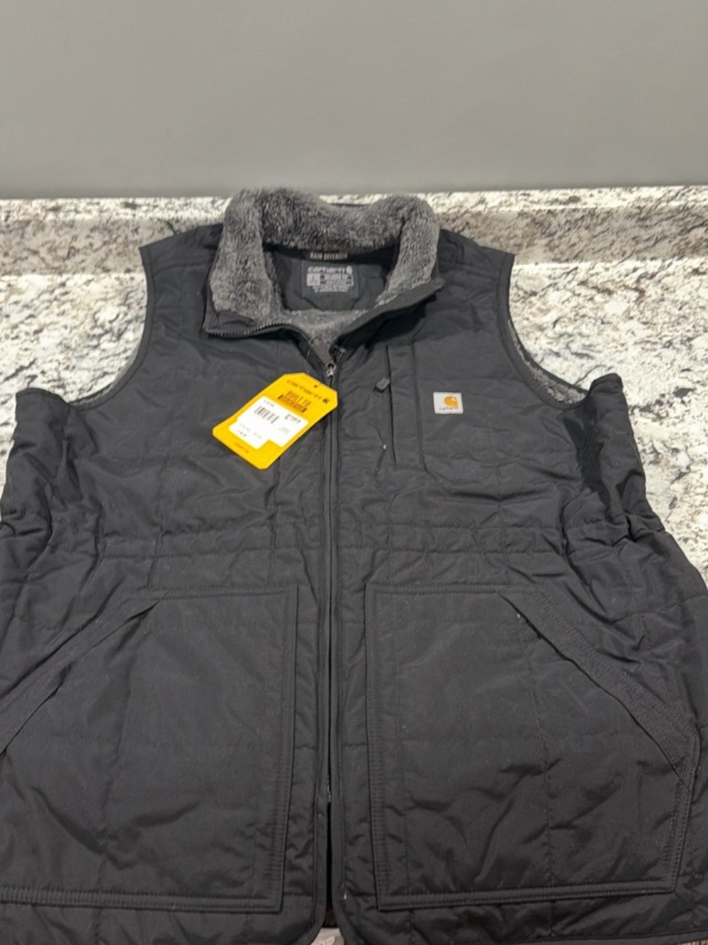 Carhartt Women’s Insulated Quilted Work Vest - Black